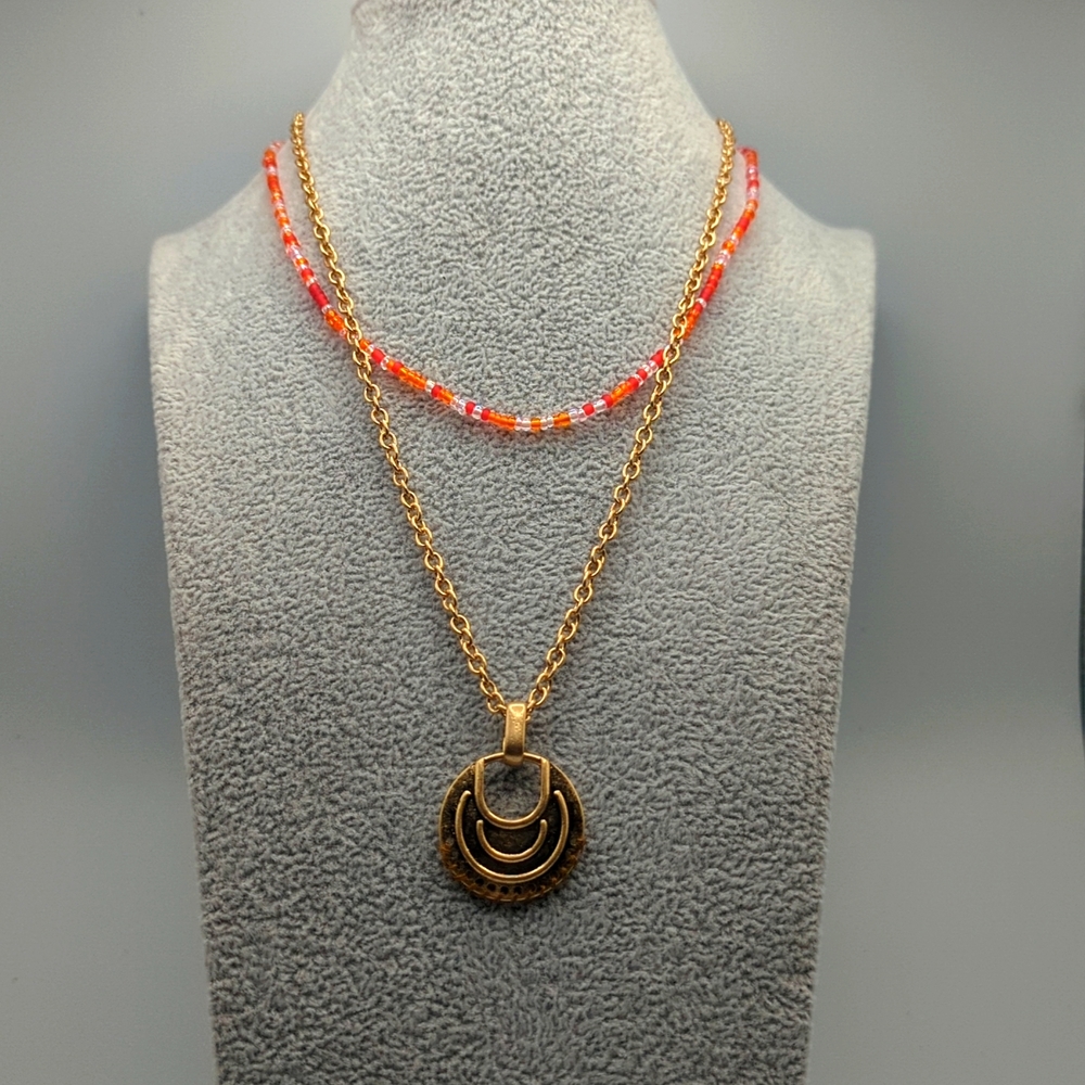Multi-Strand Gold Necklace